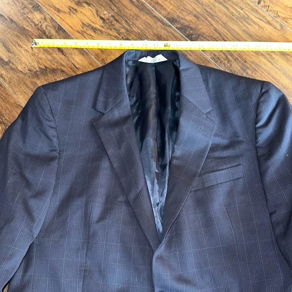 Jos A Bank Vintage Classic Blue Pinstripe Men's Blazer 44L